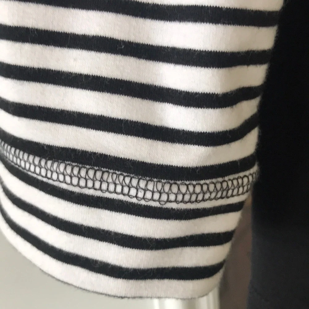 Chico’s Zenergy Striped Black and‎ White Women's Jacket